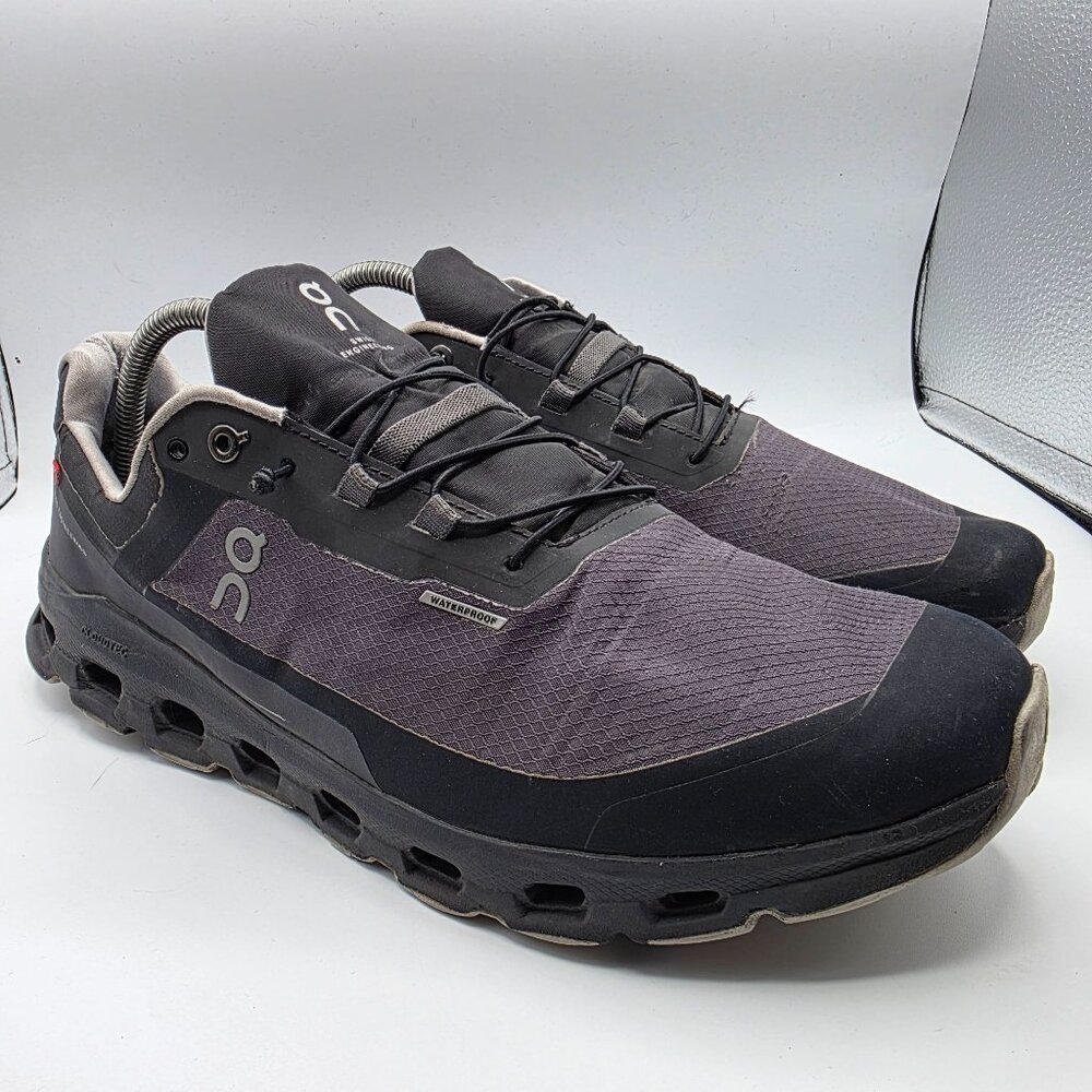 On Cloudvista Mens Size 10 Black Waterproof Shoes Athletic Outdoors Casual